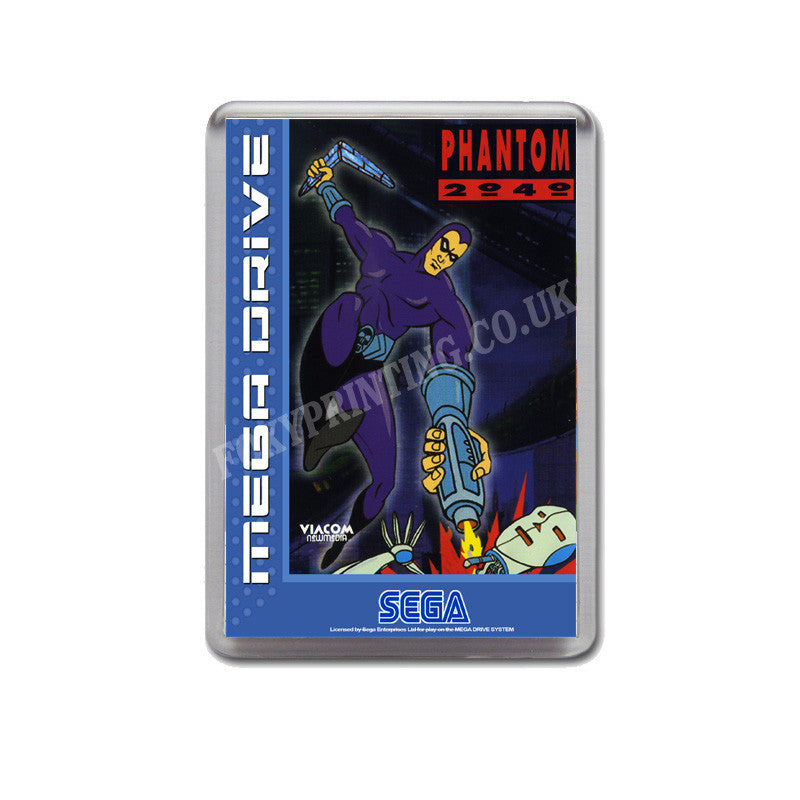 Phantom2040 Eu Game Style Inspired Sega Megadrive Retro Video Gaming Magnet