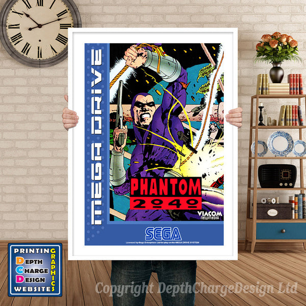 Phantom 2040 2 Eu - Sega Megadrive Inspired Retro Gaming Poster