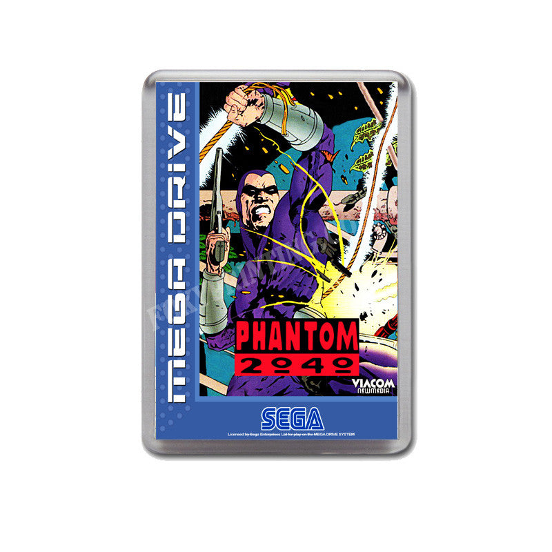 Phantom 2040 2 Eu Game Style Inspired Sega Megadrive Retro Video Gaming Magnet