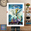 Phelios Eu - Sega Megadrive Inspired Retro Gaming Poster A4 A3 A2 Or A1