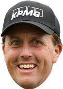 Phil Mickleson GOLF 2018 Celebrity Face Mask Fancy Dress Cardboard Costume Mask
