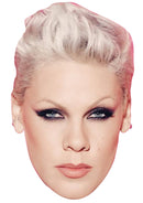 Pink 2020 Music Dress Cardboard Celebrity Party Face Mask