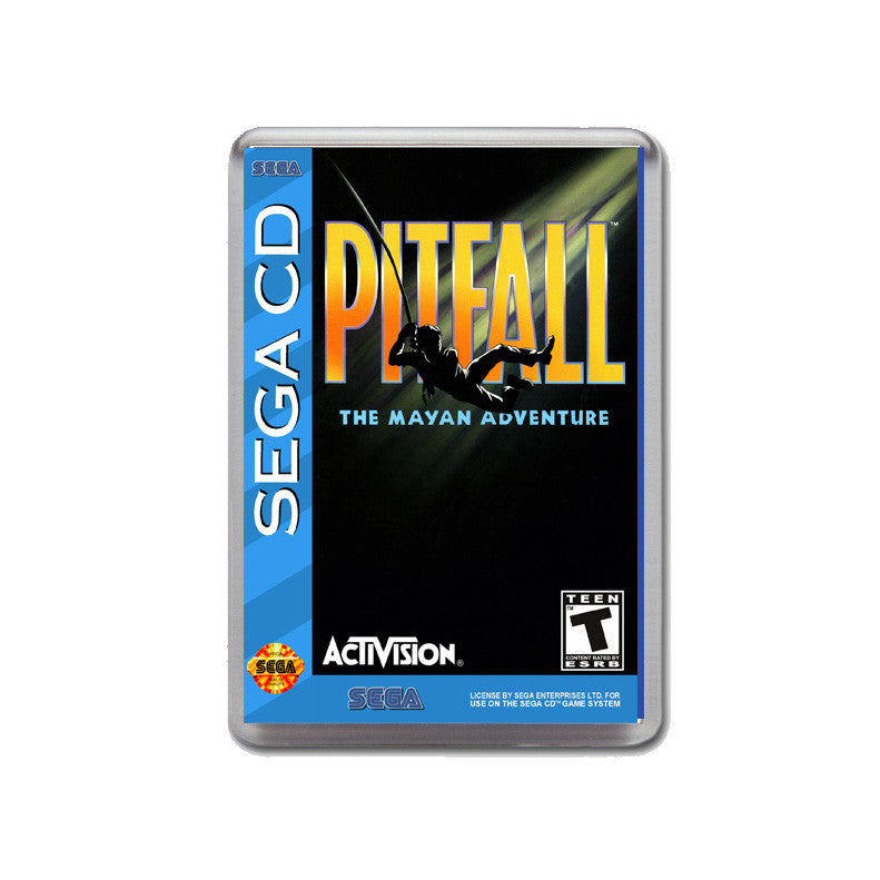 Pitfall The Mayan Adventure Sega Mega CD Game Inspired Retro Gaming Magnet