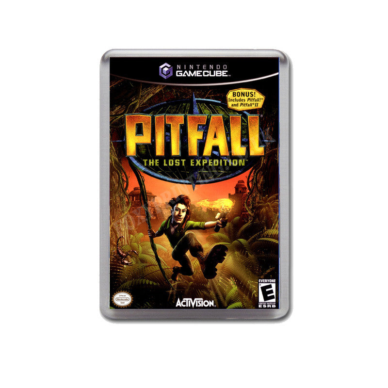 Pit Fall The Lost Expedition Style Inspired Game Gamecube Retro Video Gaming Magnet