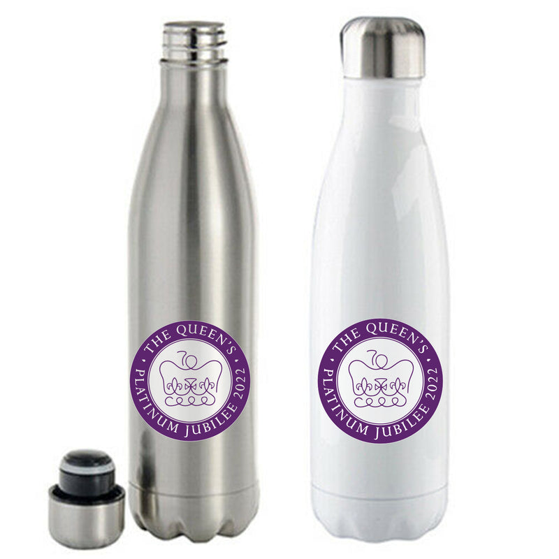 Royal Platinum Jubilee Stainless Steel Flask