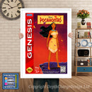 Pocahontas - Sega Megadrive Inspired Retro Gaming Poster A4 A3 A2 Or A1