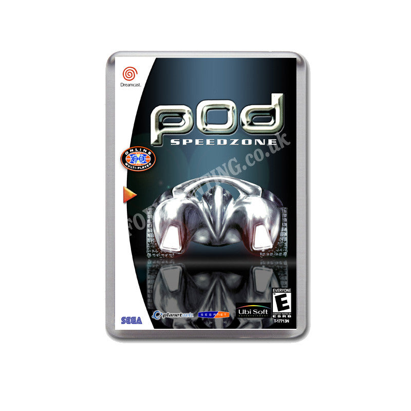 Pod Speed Zone Sega Dreamcast Style Inspired Retro Game Magnet