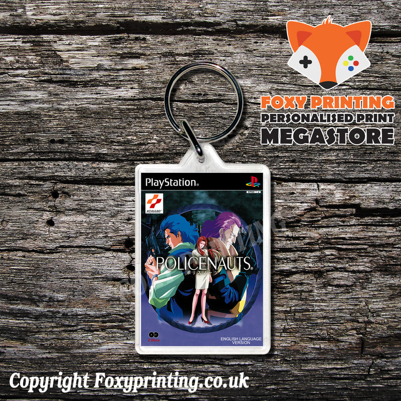 Police Nauts Jp - PS1 Playstation 1 Game Inspired Retro Gaming Magnet