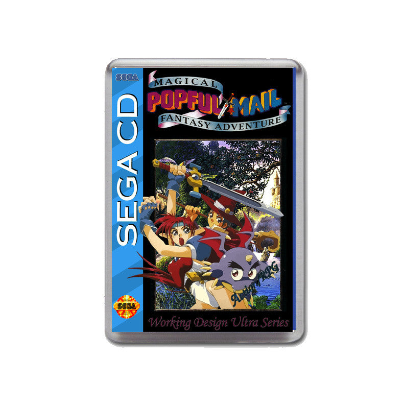 Popful Mail Sega Mega CD Game Inspired Retro Gaming Magnet