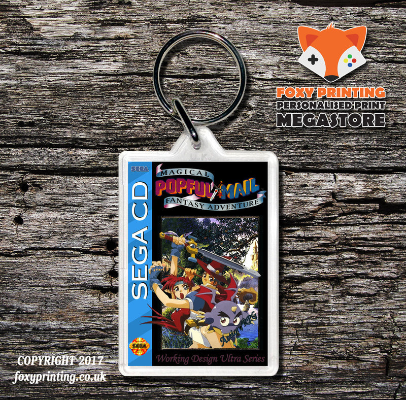 Popful Mail Game Inspired Retro Gaming Keyring