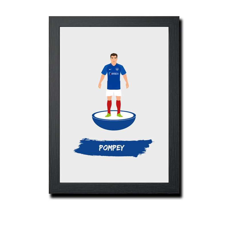 Portsmouth Football Club gift - Pompey - Tiny Men Big Balls Poster