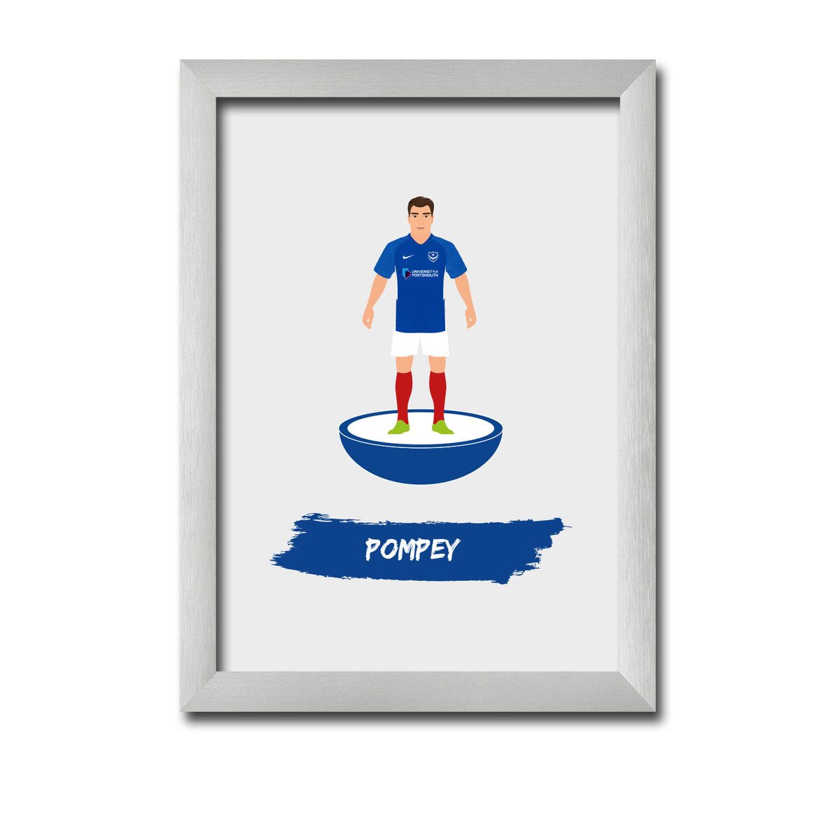 Portsmouth Football Club gift - Pompey - Tiny Men Big Balls Poster