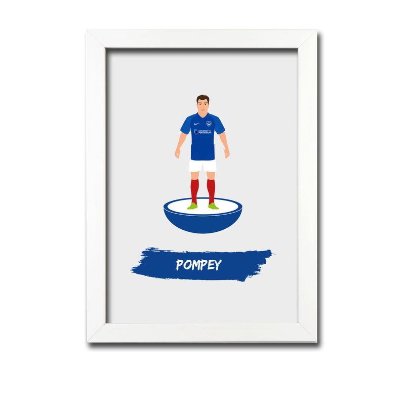 Portsmouth Football Club gift - Pompey - Tiny Men Big Balls Poster
