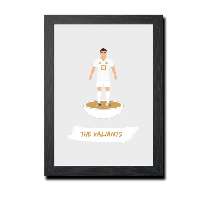 Port Vale Football Club gift - The Valiants - Tiny Men Big Balls Poster