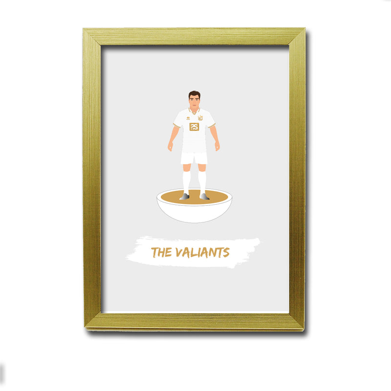 Port Vale Football Club gift - The Valiants - Tiny Men Big Balls Poster