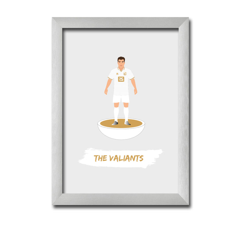 Port Vale Football Club gift - The Valiants - Tiny Men Big Balls Poster