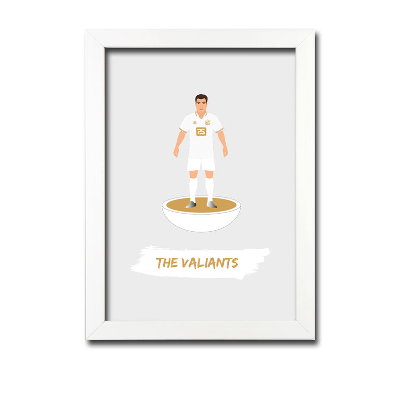 Port Vale Football Club gift - The Valiants - Tiny Men Big Balls Poster