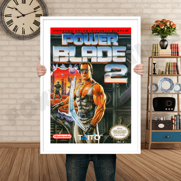 Powerblade2 Retro Game Inspired Theme Nintendo NES Gaming