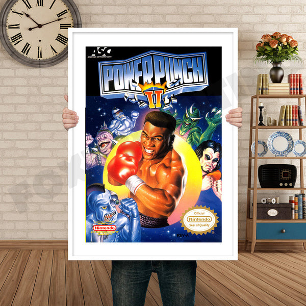 Powerpunch2 Retro Game Inspired Theme Nintendo NES Gaming
