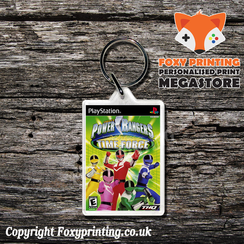 Power Rangers Time Force - PS1 Playstation 1 Game Inspired Retro Gaming Magnet