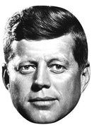 President Jf Kennedy Celebrity Face Mask Fancy Dress Cardboard Costume Mask