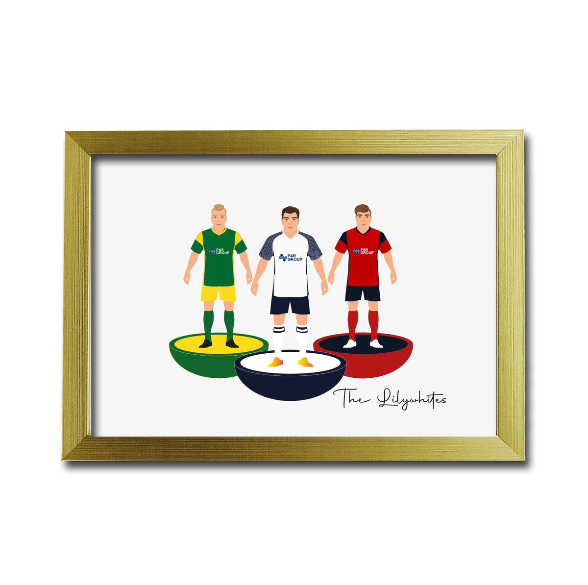 Preston Football Club gift - Tiny Men Big Balls Poster