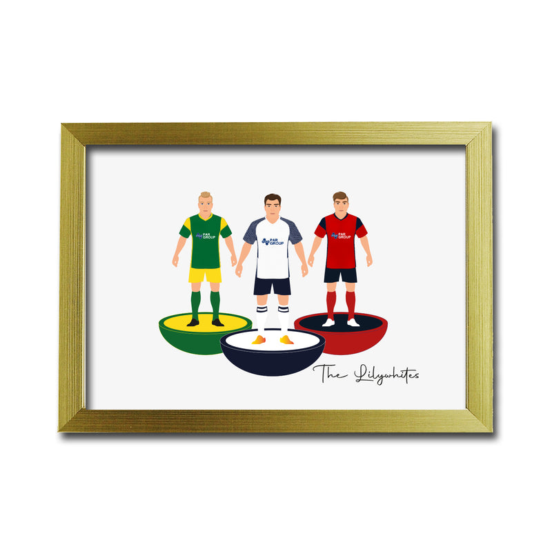 Preston Football Club gift - Tiny Men Big Balls Poster