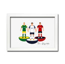 Preston Football Club gift - Tiny Men Big Balls Poster