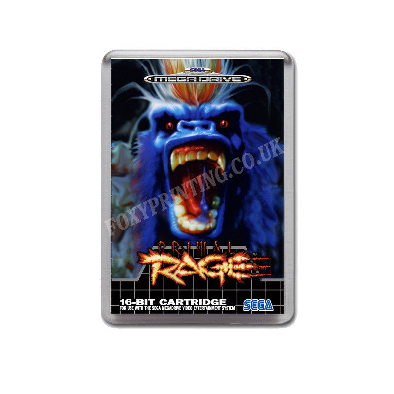 Primal Rage 2 Eu Game Style Inspired Sega Megadrive Retro Video Gaming Magnet