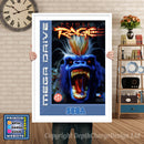 Primal Rage Eu - Sega Megadrive Inspired Retro Gaming Poster A4 A3 A2 Or A1