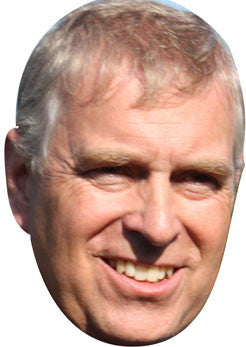 Prince Andrew Face Mask – Fancy Dress Cardboard Costume Mask