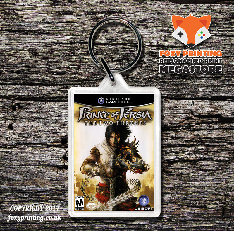 Prince Of Persia Two Thrones Gamecube Game Inspired Retro Gaming Keyring
