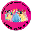Copy Of 12 X Personalized Princess Party Stickers