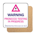 Prosecco Testing Drinks Coaster
