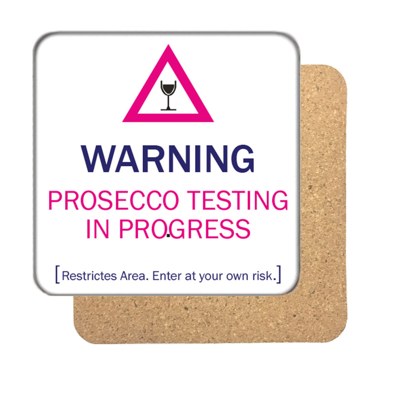 Prosecco Testing Drinks Coaster