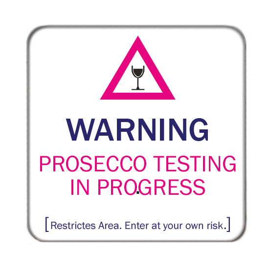 Prosecco Testing Drinks Coaster