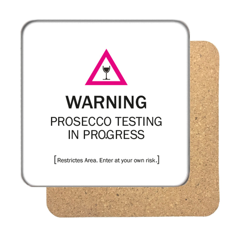 Prosecco Testing Drinks Coaster 2