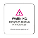 Prosecco Testing Drinks Coaster 2