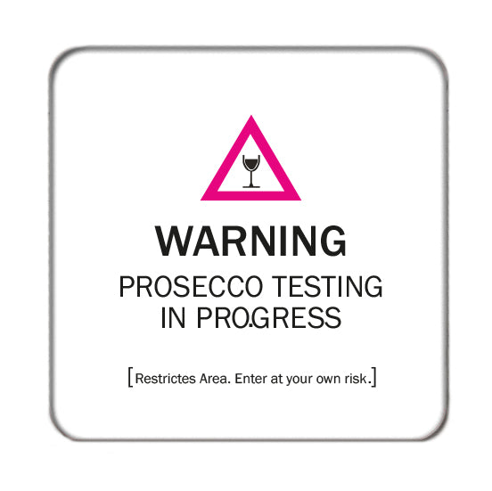 Prosecco Testing Drinks Coaster 2