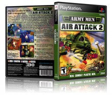 Army Men Air Attack 2 Game Cover To Fit A PS1 PLAYSTATION Style Replacement Game Case