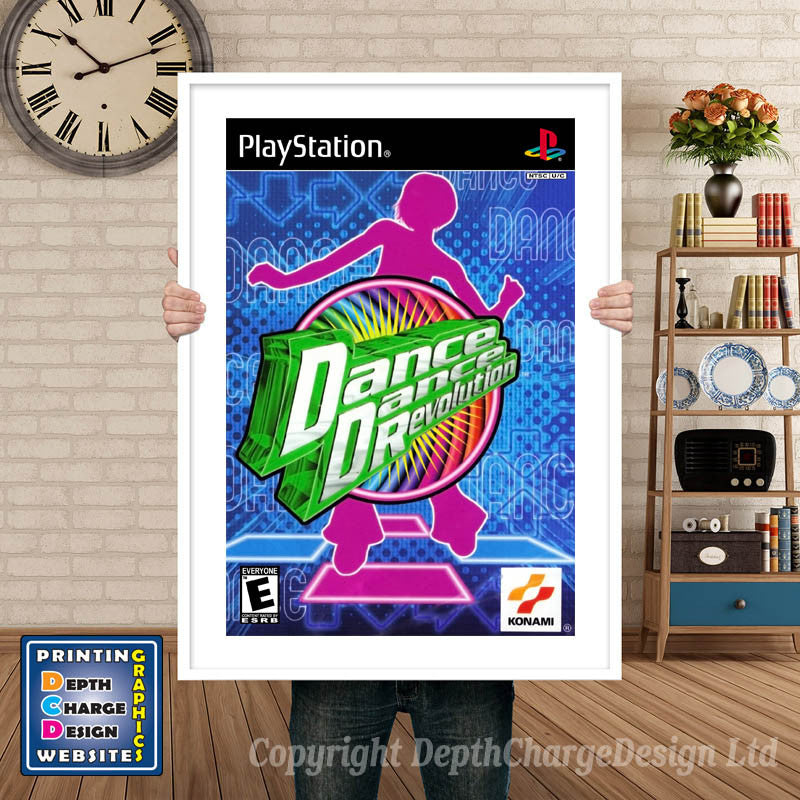 Dance Dancer Evolution - PS1 Inspired Retro Gaming Poster A4 A3 A2 Or A1