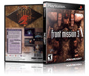 Front Mission 3 Game Cover To Fit A PS1 PLAYSTATION Style Replacement Game Case