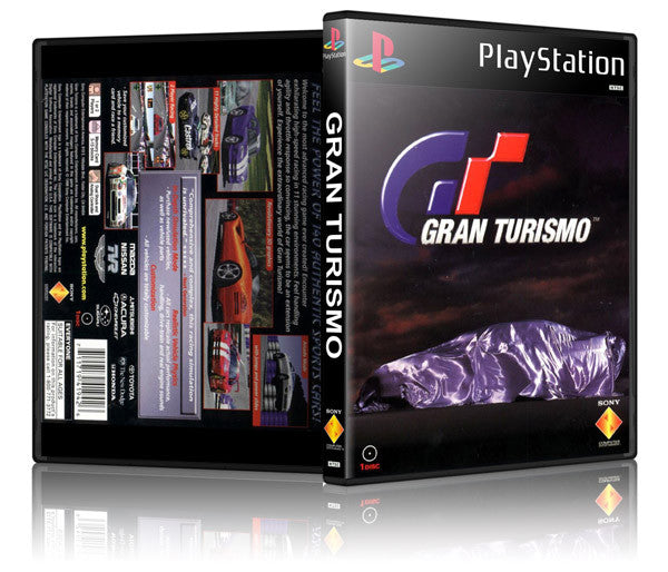 Gran Turismo Game Cover To Fit A PS1 PLAYSTATION Style Replacement Game Case 2