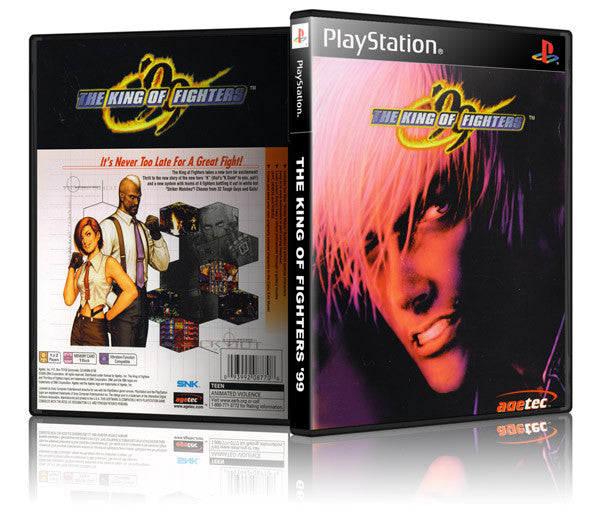 King Of Fighters Game Cover To Fit A PS1 PLAYSTATION Style Replacement Game Case 2