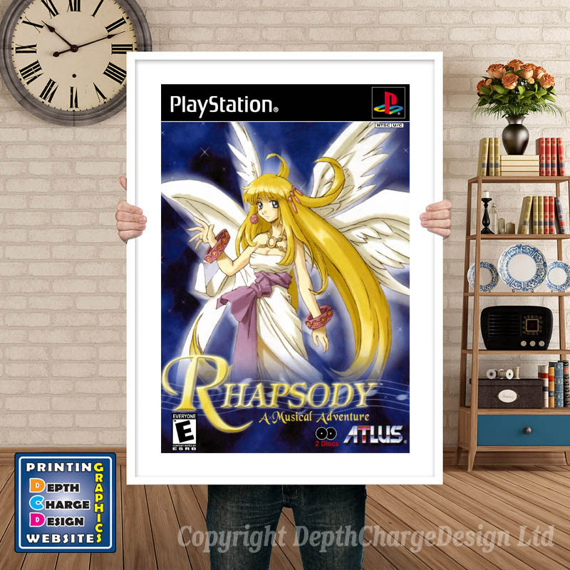 Rhapsody 2 - PS1 Inspired Retro Gaming Poster A4 A3 A2 Or A1