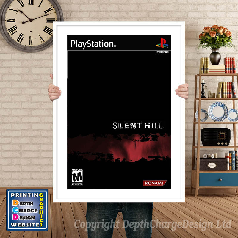 Silent Hill 2 - PS1 Inspired Retro Gaming Poster A4 A3 A2 Or A1