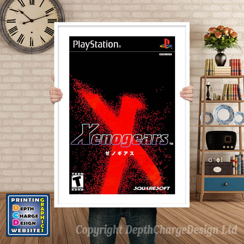 Xeno Gears - PS1 Inspired Retro Gaming Poster A4 A3 A2 Or A1
