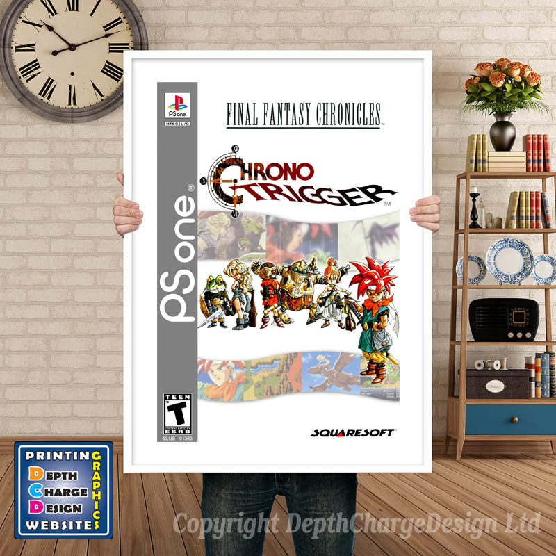 Chrono Trigger 2 - PS1 Inspired Retro Gaming Poster A4 A3 A2 Or A1
