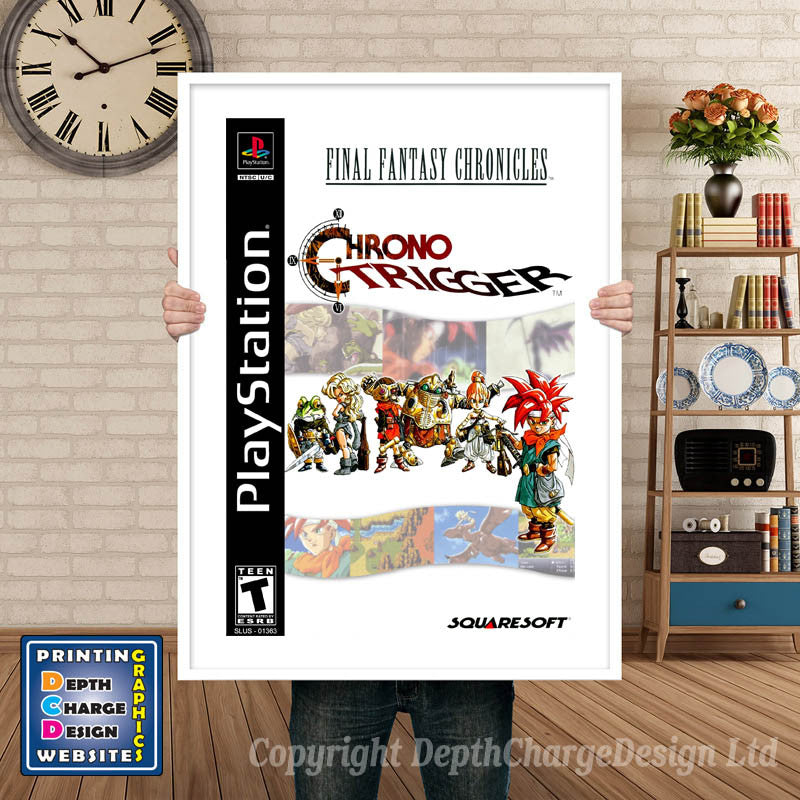 Chrono Trigger 3 - PS1 Inspired Retro Gaming Poster A4 A3 A2 Or A1