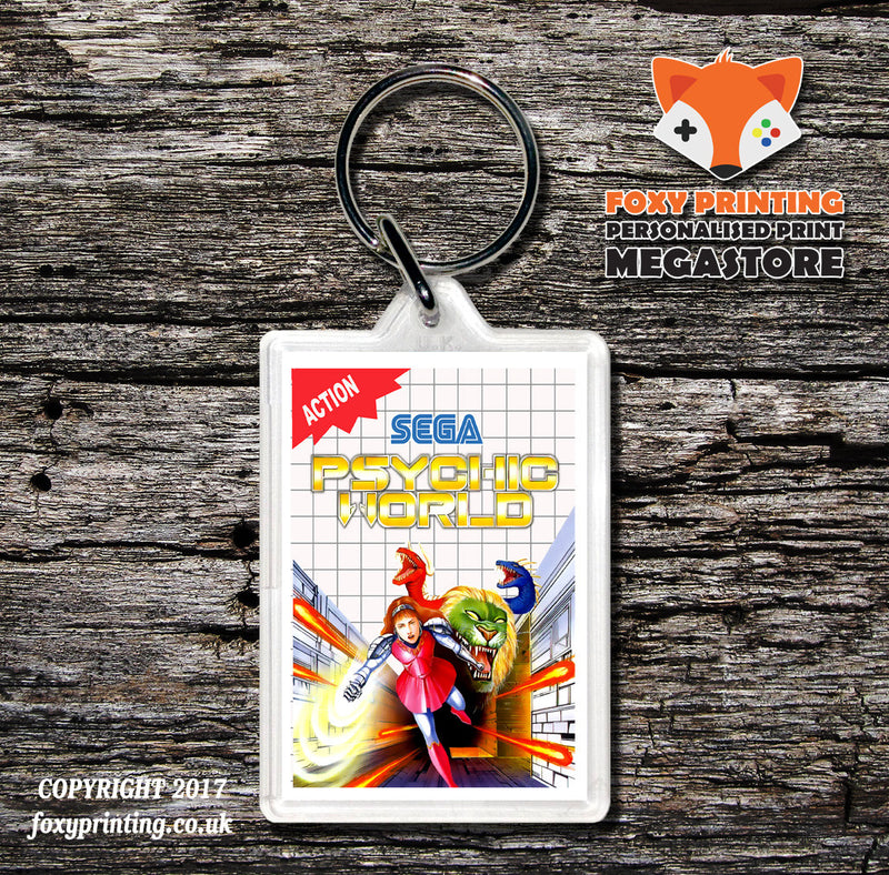 Psychic World (2) - Sega Master System Keyring